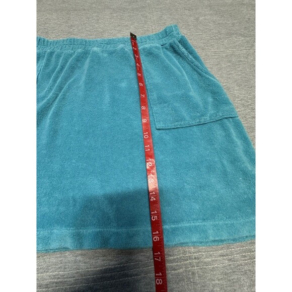 Monrow Skirt Womans XL Blue French Short Pockets Elastic Waist Ranning‎ Walking - Picture 6 of 9